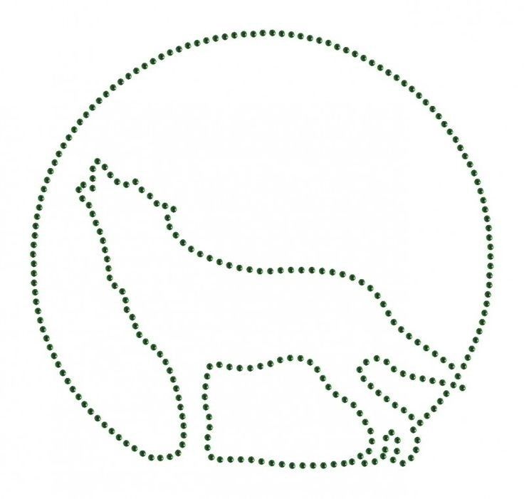 String Art: A Wolf